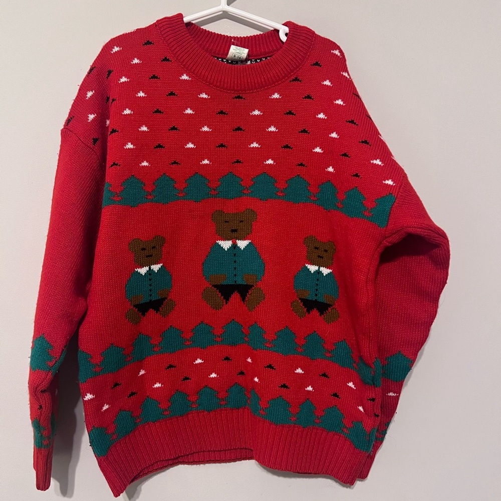 Holiday sweater 🎄🐻